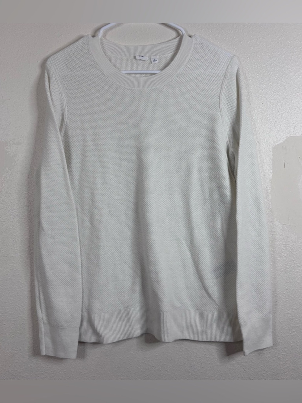 Gap Thermal Shirts Set 3 Sz Med Cotton Long Sleeve Basics Black White Green - Picture 9 of 11